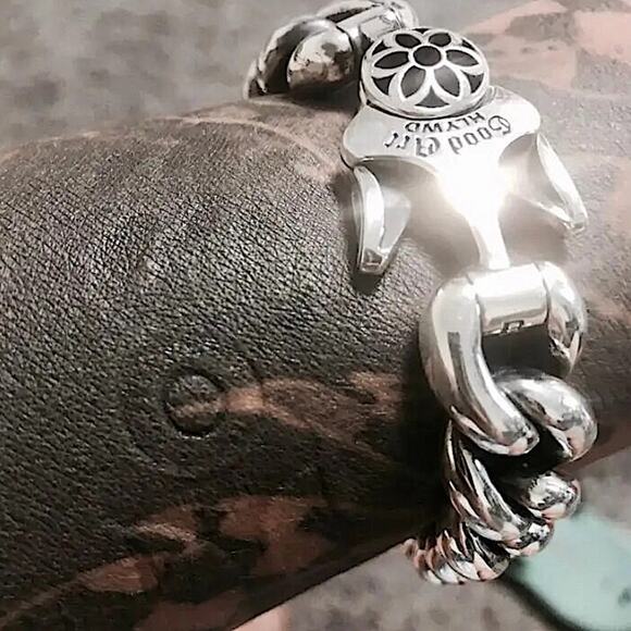 Stainless Steel Cuban Chain Link Bracelet - Picture 5 of 15